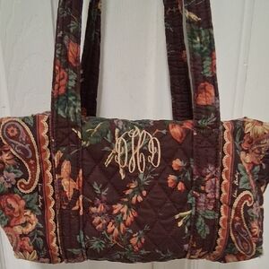 Vintage Vera Bradley "Wildwood Medium" Retired Pattern. Beautiful Bag